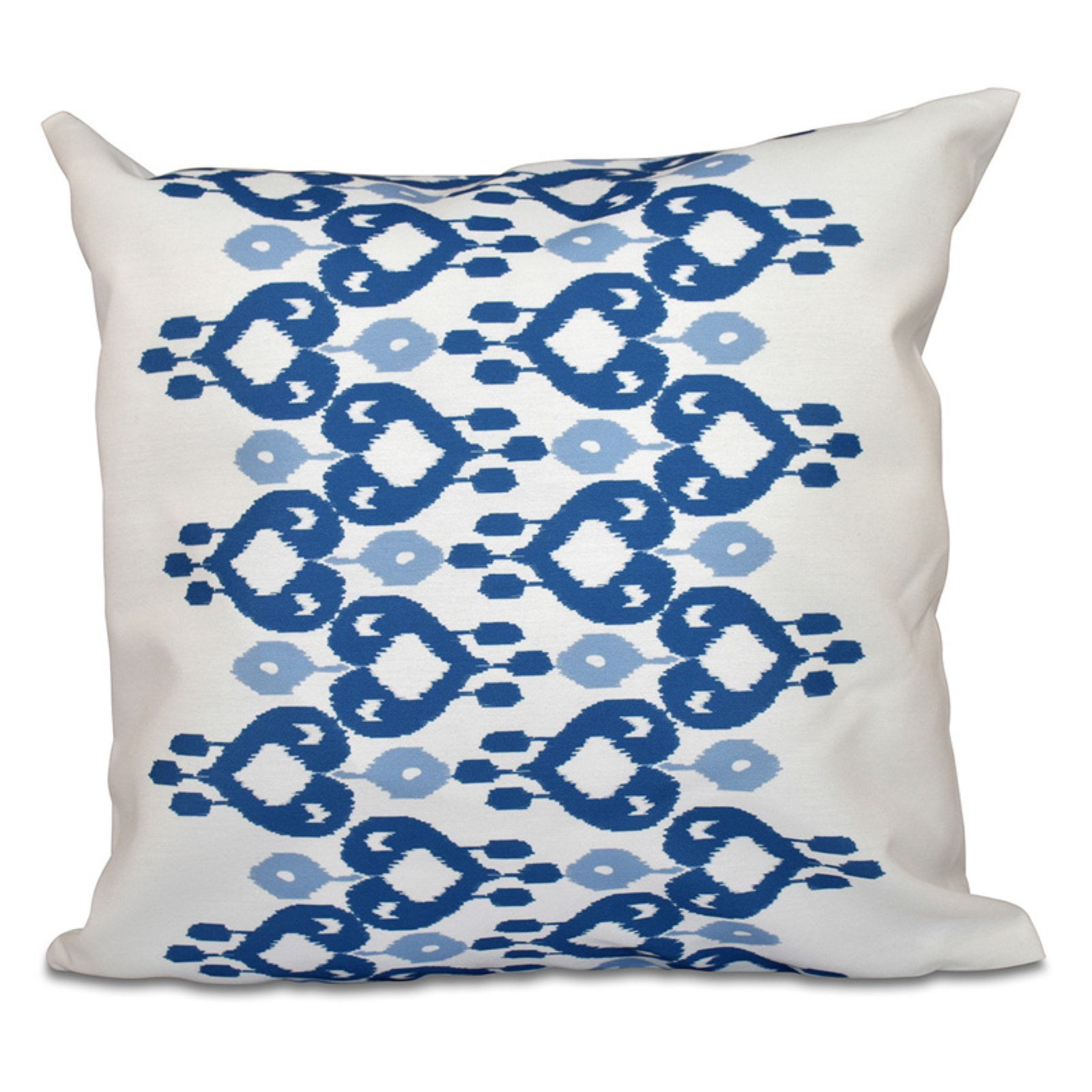 E by Design Happy Hippy Boho Chic Geometric Print Outdoor Pillow