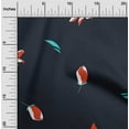 thumbnail image 2 of oneOone Polyester Spandex Black Fabric Floral Magnolia Fabric For Sewing Printed Craft Fabric By The Yard 56 Inch Wide, 2 of 4