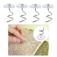 thumbnail image 4 of GOOHOCHY 20 piezas de pinzas para sábanas, transparentes, sin dejar rastro, para sofá, cojines, mantas, fundas, pinzas, 4 of 8
