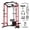 F7 Power Cage- Red, variant on Mikolo Power Cage with Weight Stack Multi-Function Power Rack for Home Gym, Squat Rack, Cable Crossover System, for Strength Training, Red