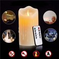 thumbnail image 4 of 5X Velas LED, Velas Parpadeantes Sin Llama, Velas Recargables, Velas de Real con Control Remoto, 12,5 cm, 4 of 5