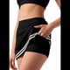 thumbnail image 3 of Conjunto de 2 Piezas para Mujer, Suéter, Falda, Tirantes, Sin Mangas, Falda Corta, Tenis, Gimnasio, Yoga, Negro, Talla S, 3 of 6