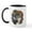 White/Black Inside, variant on CafePress - Gray Wolf Mug - 11 oz Ceramic Mug - Novelty Coffee Tea Cup