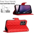 thumbnail image 5 of for Motorola Moto G Stylus 5G 2023 Wallet Case, Elegant Card Holder Cash Slot PU Leather Kickstand Shoulder Strap Shockproof Protective Flip Women Girls Case Cover for Moto G Stylus 5G 2023, Red, 5 of 6