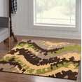 thumbnail image 3 of Claremont Aztec Brown/Green Rug, Multiple Sizes, 3 of 4