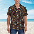thumbnail image 2 of Haiem BBQ Barbecue Grill Printed Hawaiian Shirt for Men - Men’s Casual Beach Summer Shirts - Stretch Fabric with Modern Fit-3X-Large, 2 of 7