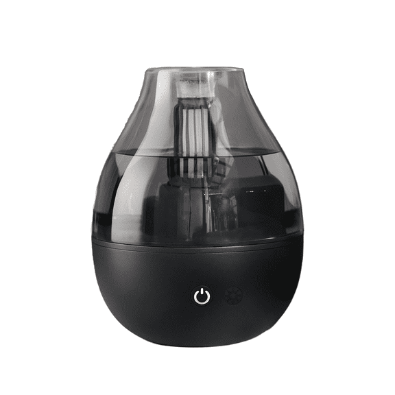 Mainstays 0.31 Gallon Ultrasonic Cool Mist Humidifier with Aroma and Nightlight, Black