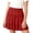 Red, variant on Gfyviroh Mini Skirts for Big Girls Stretch High Waisted Solid Ruffle Skirts Soft Comfy Cute Flared Layered Skirt,Size 5-15 Years