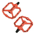 thumbnail image 6 of Motoforti 1Pair Mountain Bike Pedals Non-Slip Bike Pedals Platform Bicycle Flat Pedals 9/16" Orange, 6 of 7