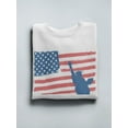 thumbnail image 3 of Statue Of Liberty Silhouette Sweatshirt Men -Image by Shutterstock, Male XX-Large, 3 of 4