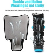 Tall Walker Fracture Boot Inflatable Walking Boot Air Cam Walker Brace Orthopaedic Boot for Sprained Ankle, Foot Pain Recovery, Calf Fracture, Broken Foot, Achilles Tendonitis