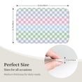 thumbnail image 4 of Pofeuu Colorful Checkerboard Print Hem Mat 40x60 - Multipurpose Doormat for Indoor & Outdoor Use - Welcome Your Guests with our Entrance Mat, 4 of 6