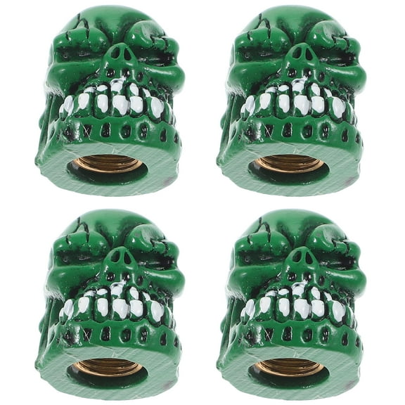 Soimiss valves caps for wheels Tire Valve Cap Copper Safe Driving Motorcycle Use 4pcs