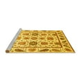 thumbnail image 2 of Ahgly Company Machine Washable Indoor Rectangle Abstract Yellow Modern Area Rugs, 7' x 9', 2 of 4