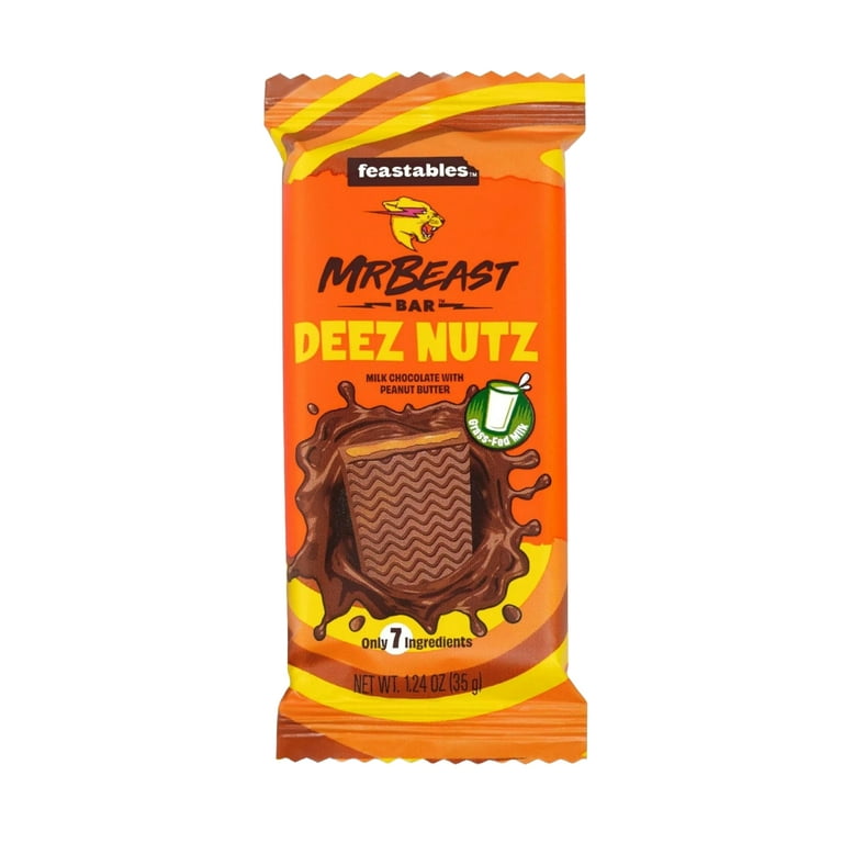 【大袋】MR BEAST FEASTABLES チョコレート Mr Beast Feastables Milk Chocolate 2.1oz (24 ct) - Wholesale