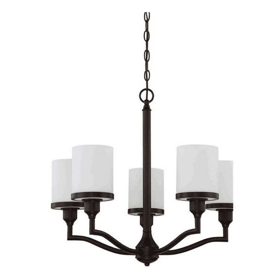 Sunset F21005-64 5 Lt 100W Mb Payton Chandelier Provincial Bronze