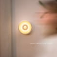 thumbnail image 3 of TW-L36 LED Motion Sensor Light Battery Operated USB Rechargeable Wireless Motion Sensing Activated LED Night Light White/Warm 60 Lumen Auto-Shut Lamp for Indoor Entrance Stairs Hallway Basement, 3 of 8