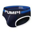 thumbnail image 3 of PUMP ropa interior de algodón puro multicolor hombres calzoncillos suave transpirable Sexy U convexa Bikini trajes de baño calzoncillos H69pangjing, 3 of 4