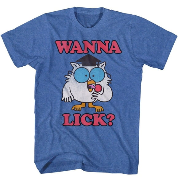 Tootsie Roll Bonbon Aromatisé au Chocolat Tootsie Pop Veulent Lécher T-Shirt pour Adulte Tee