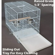 Pet Products Foldable Parrot Bird Travel Vet Carrier Metal Cage Prevent Beaks Out
