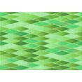 thumbnail image 1 of Ahgly Company Indoor Rectangle Patterned Emerald Green Area Rugs, 7' x 10', 1 of 6