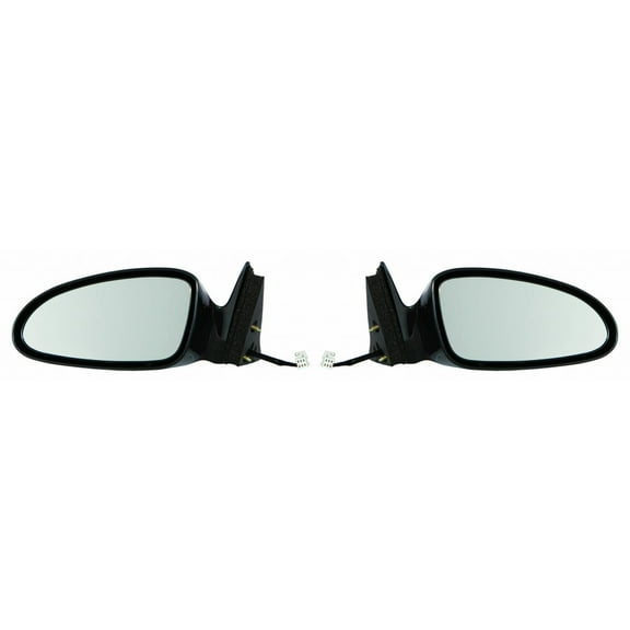 For Chevy Monte Carlo Door Mirror 2000 01 02 03 04 2005 Pair Driver and Passenger Side Unpainted Power Non-Heated GM1320274