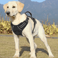 thumbnail image 4 of MoNiBloom No Pull Mesh Dog Harness for Large Dogs, Reflective Vest Pet Harness with Control Handle, Black L, 4 of 9
