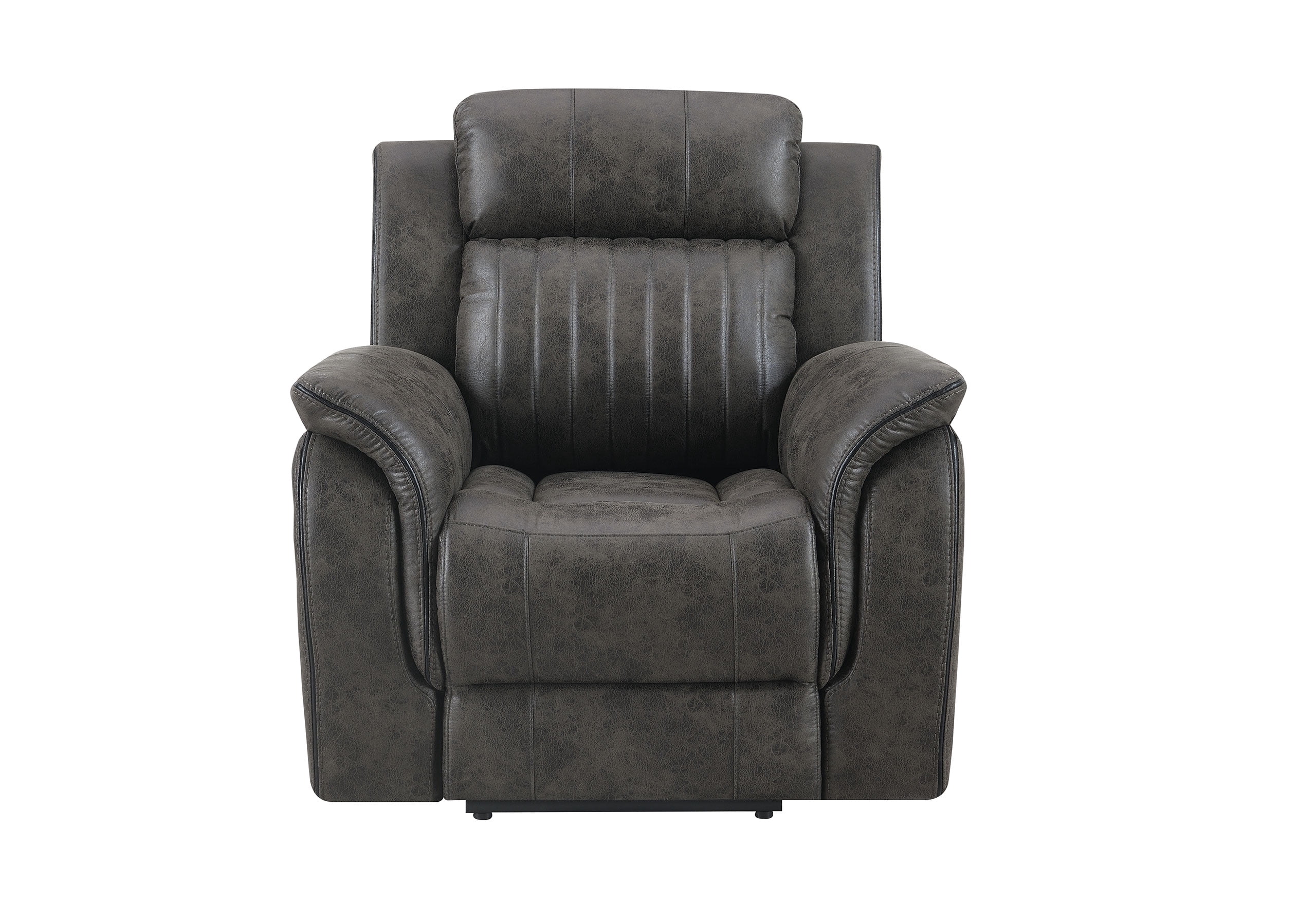 U8517 GREY RECLINING SOFA/RECLINING LOVESEAT/GLIDER RECLINER