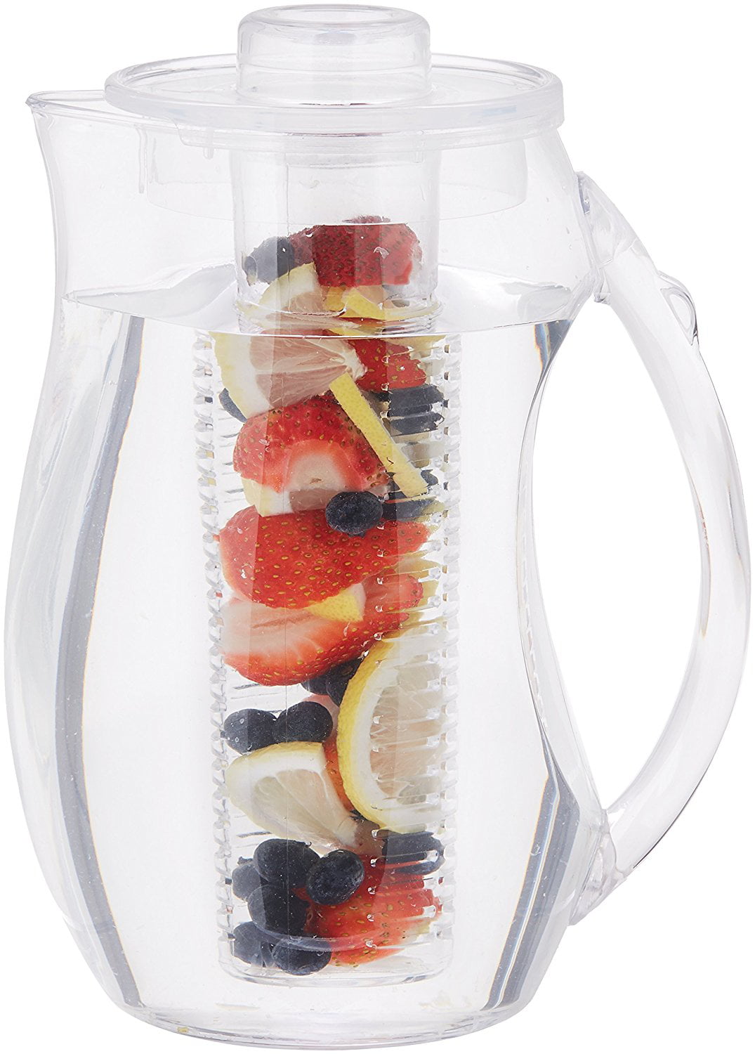 2.9 QT Water Pitcher Infuser Charmed Tea & Fruit Infusion Pitcher W/ Core Rod 