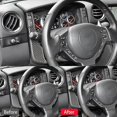 thumbnail image 2 of For Nissan Gtr R35 2009-2015 Carbon Fiber Steering Wheel Switch Button Panel Sticker Speedometer Side Cover Trim Black, 2 of 5