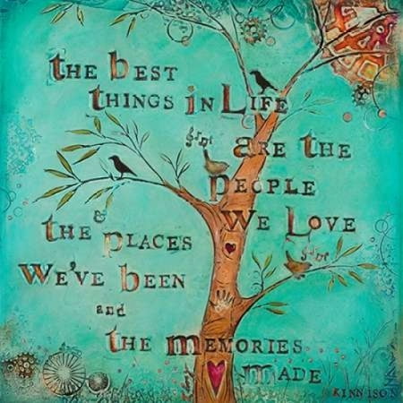The Best Things in Life Stretched Canvas - Carolyn Kinnison (12 x