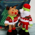 thumbnail image 6 of Deago 18" Christmas Figurines Stretchable Santa Claus Elk Decorations Large Standing Doll Xmas Decoration Ornaments for Home Indoors Outdoor, 6 of 9
