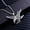 Silver, variant on Stainless Steel Necklace Eagle Men's Titanium Steel Pendant Ladies Pendant Necklace Fashion