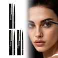 thumbnail image 4 of Dual-Ended Eyebrow Pencil, Precise Eye Brow Makeup Pen for Women, Eyebrow Contouring Pen, Create Natural Hair-Like Black Eyebrow Pencil, 4 of 5