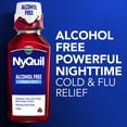 thumbnail image 5 of Vicks NyQuil Alcohol Free Cold & Flu, Liquid Medicine, 12 fl oz, 5 of 11
