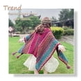 thumbnail image 2 of Blanket Scarf for Women Shawl Oversized Cape Knitted Cold Weather Scarves, 2 of 9