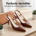 thumbnail image 6 of 4 Pairs Women Gel Ball of Foot Cushions, Invisible Anti Slip Metatarsal Pads Comfort Inserts for High Heels, 6 of 7