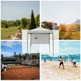 thumbnail image 3 of COOS BAY 6'x4' Instant Pop Up Canopy Tent with Adjustable Sun Wall, Lightweight Compact Portable Canopy with Carry Bag, Gray, 3 of 8