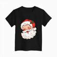 thumbnail image 4 of sdbrld Girls Christmas Shirt Kids Cute Graphic T-Shirt Funny Xmas Holiday Tee Tops Black Sizes 9-10 Years, 4 of 4