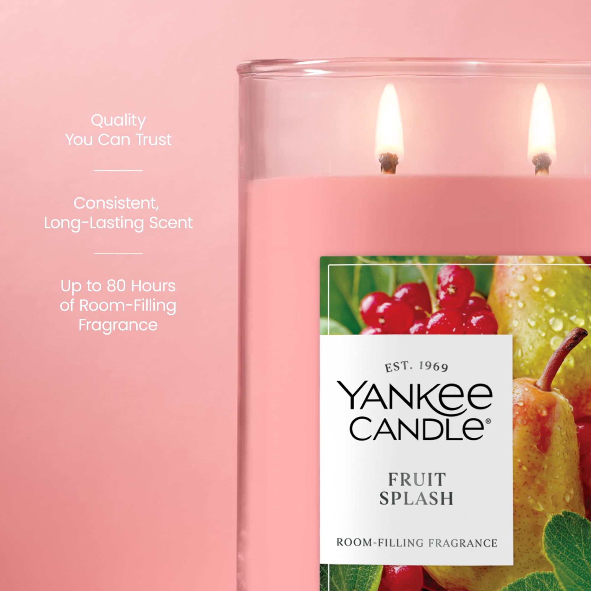 Yankee Candle Fruit Splash Large Tumbler Scented Candles, 20 oz