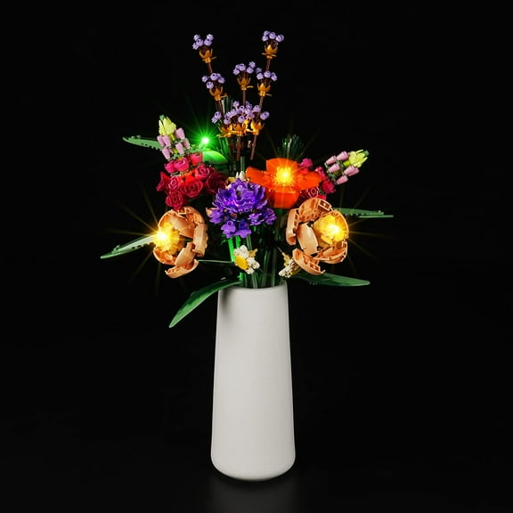 Kyglaring Led Light for Lego 10280 Flower Bouquet Model,Design and Configuration (No Model)