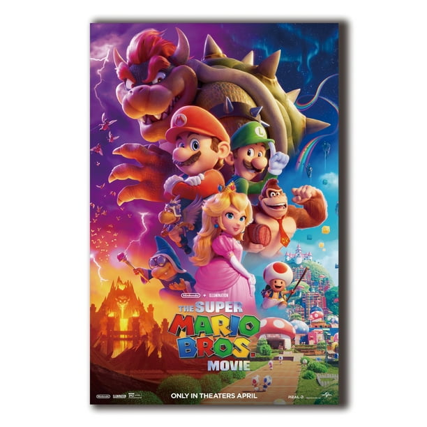 The Super Mario Bros. Movie Poster 12x18inch (30x46cm) poster, perfect