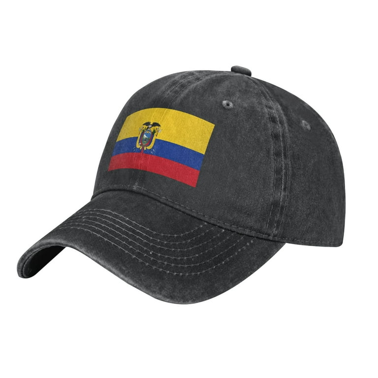 ZICANCN Mens Hats Unisex Baseball Caps-Ecuador Flag Hats for Men
