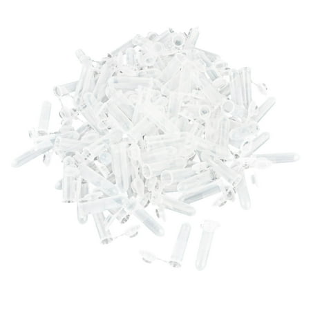 Unique Bargains 2ml Plastic Round Bottom Centrifuge Tubes Microcentrifuge Vials 500pcs