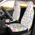 thumbnail image 2 of Sikiie Pastel Christmas Cookies Car Seat Protector 2 Pack Car Seat Cushion Mat, Car Seat Covers for SUV, Truck, Van, 2 of 7