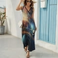 thumbnail image 6 of Galaxy Star Outer Space Art Sleeveless Dress Women's Summer Suit Dresses for Women 2025 Luxury Party Dress, 6 of 7
