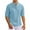 Blue, variant on Men Henley Long Sleeve Hvyesh Long Sleeve T Shirt for Men Big and Tall Round Neck Fall Tee Tops Casual Solid Color Classic T-Shirts
