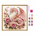 thumbnail image 3 of Dragon DIY Pearl Diamond Art Kit for Adults, Diamond Painting Figurine for Wall Holiday & Friend Gift, 3 of 8