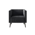 thumbnail image 3 of Castle Place Luxurious Corduroy Velvet Upholstered Armchair, Grey, 3 of 8