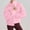 Pink, variant on Kilaqueen Long Sleeve Fleece Jacket Women Casual Fashion Solid Color Stand Collar Sweatshirt Zip up Fall Coats Soft Comfy Fall Winter Outfits